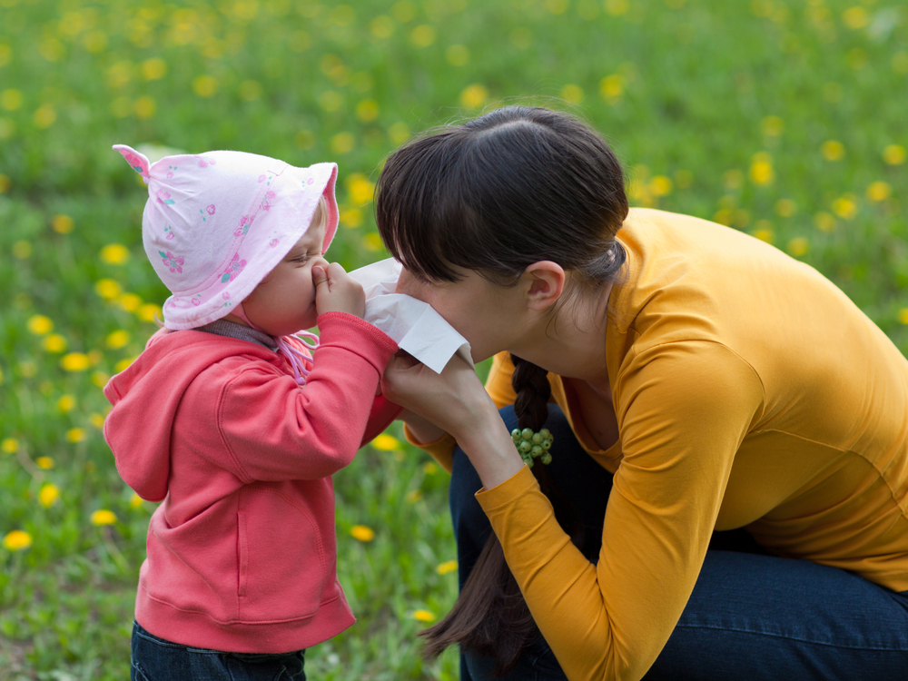 Дети перенимают аллергию у родителя своего пола